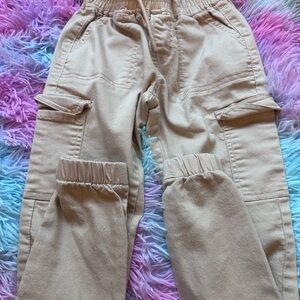Kids Tan Cargo Pants size 7